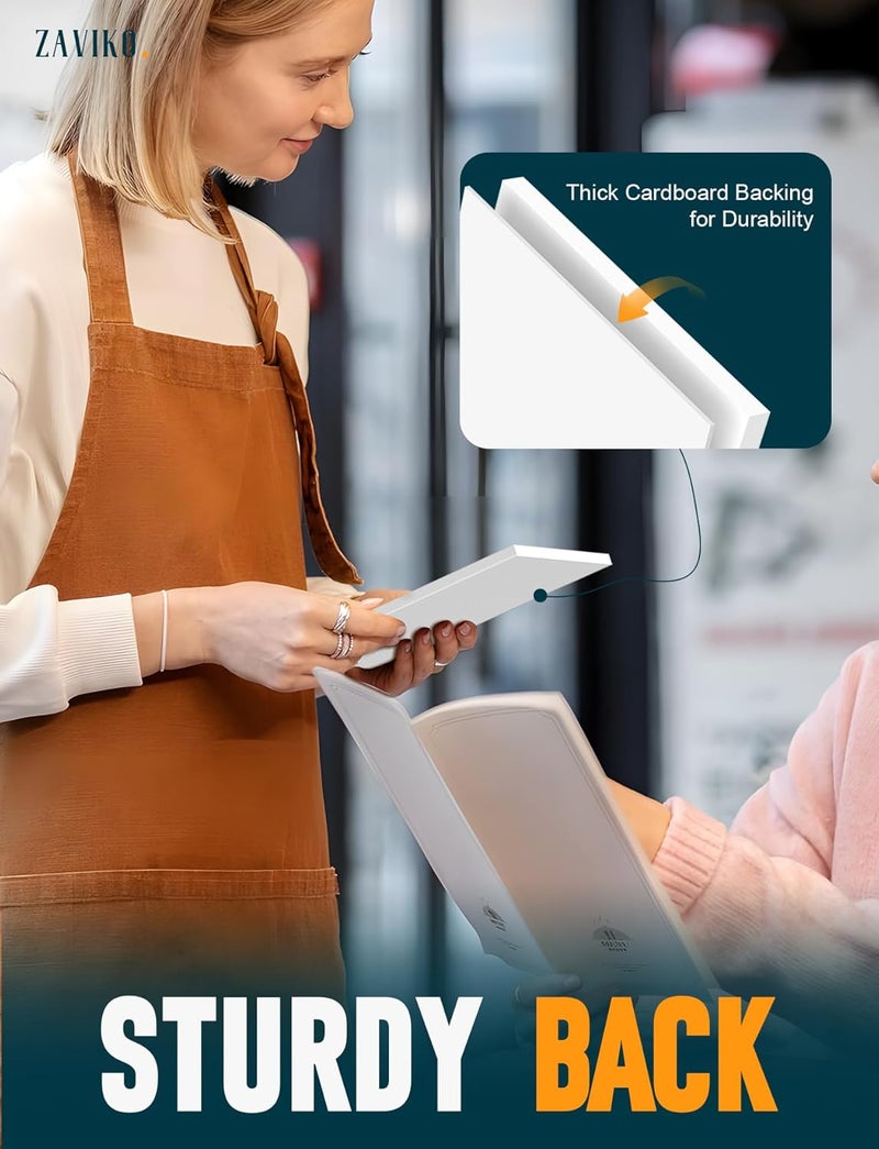 Zaviko Note Pads 4x6, 6 Pack Mini Blank Notepad 4x6, Small Notepads 4x6 Paper Pads, Scratch Pads 4x6 Small Pads of Paper, Memo Pads 4x6, White Server Note Pad Paper, Small Pocket Notebook 4x6, 50 Sheets/Pad - Image 4